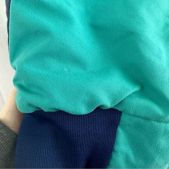 Vintage Blair Polarfleece Zip up Jacket in Turquoise Womens Size Medium - Picture 6 of 8